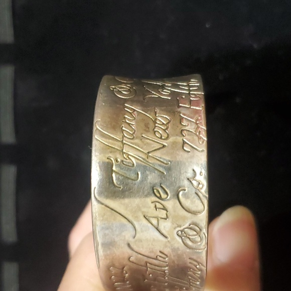 Authentic Tiffany & Co. 1997 Fifth Ave New York Sterling 925 Cuff Bracelet 6" - Picture 10 of 10